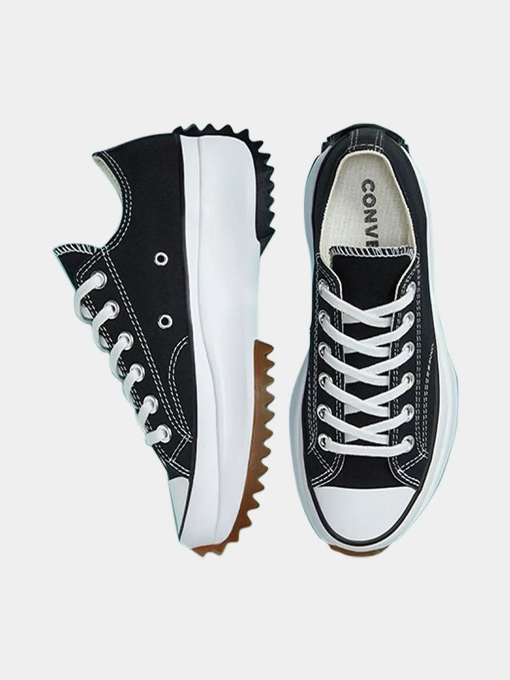 Converse Women's Run Star Hike Low Black Sneaker Converse