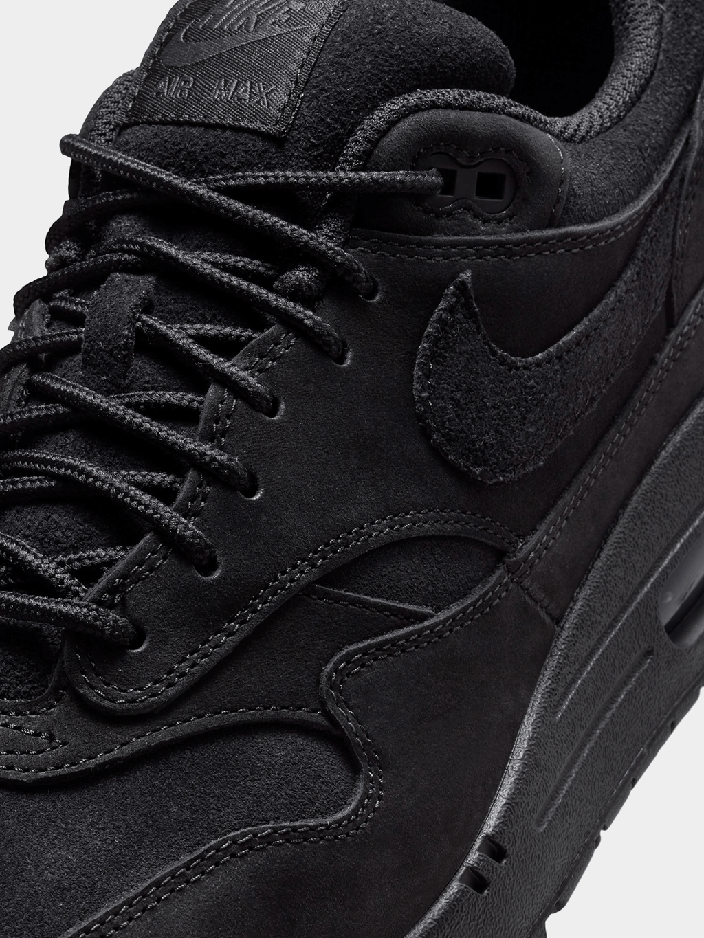 Nike Men's Air Max 1 Premium Black Sneaker Nike